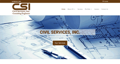 Desktop Screenshot of civilservicesinc.com